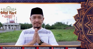 Dinas Kominfo Bolsel Mengucapkan Selamat Idul Fitri 1 Syawal 1441 Hijriyah