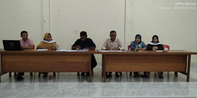 Pemdes Tobayagan Selatan Gelar Musdessus Perubahan Penerima BLT-DD Tahun 2022