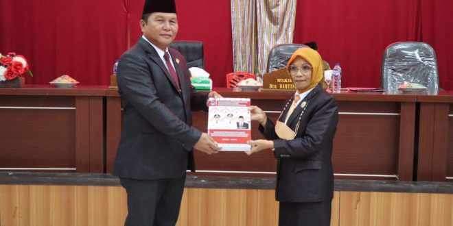 DPRD Bolsel Gelar Paripurna LKPJ Kepala Daerah T.A 2021