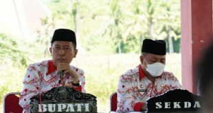 Bupati Iskandar Kamaru Pimpin Rakor Pilsang Tahun 2022