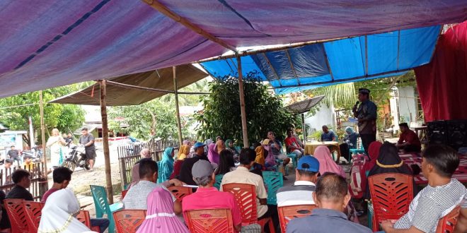 Ramang Pulumoduyo Bersama Masa Kampanye Mengheningkan Cipta Kepada Para Pahlawan Desa Tolondadu