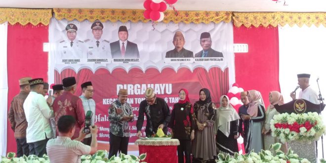 Peringati HUT Tomini ke-6, Pemerintah Kecamatan Gelar Halal Bi Halal