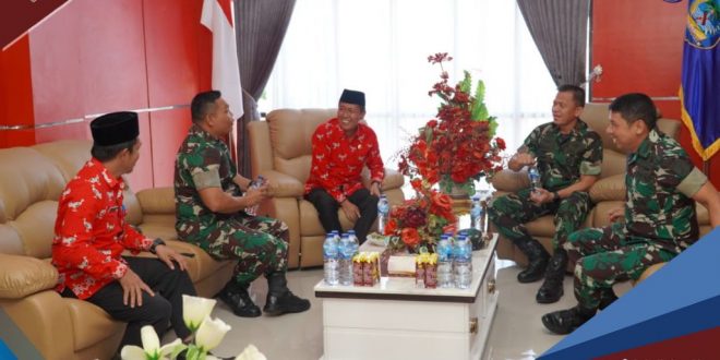 Danrem 131 Santiago Brigjen TNI Mukhlis Jalin Silaturhmi dengan Pemda Bolsel
